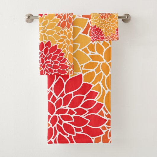 Fleurs Dahlia, Motif De Fleurs, Dahlia Orange (En situation)