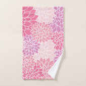Fleurs Dahlia, Motif De Fleurs, Dahlia Rose (Serviette à main)