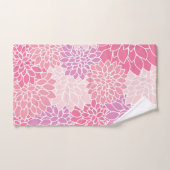 Fleurs Dahlia, Motif De Fleurs, Dahlia Rose (Serviette à main)