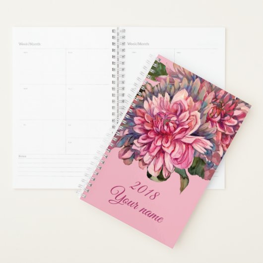 fleurs dahlias (Devant avec enveloppe)
