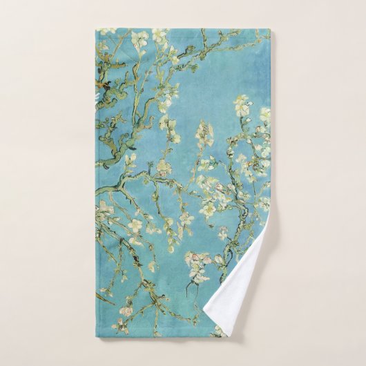 Fleurs d'amandes par van Gogh (Serviette à main)