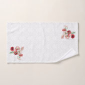 Fleurs Damas Et Colorées (Serviette à main)