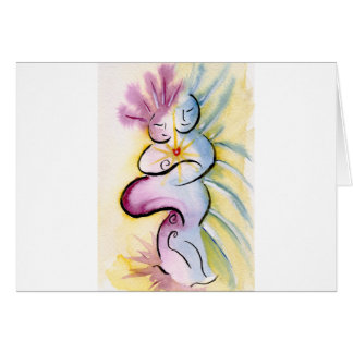 Fleurs d'amour d'art de yoga