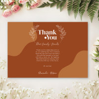 Fleurs d'amour : un simple Merci Feuille Abstrait