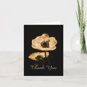Fleurs d'anémone élégantes Merci