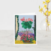Fleurs dans la carte de note de Berlin (Fleur jaune)