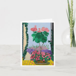 Fleurs dans la carte de note de Berlin