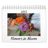 Fleurs dans le calendrier de la fleur 2012 (Protection)