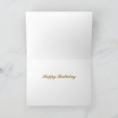 Fleurs dans le courrier - Carte d'anniversaire (Intérieur)