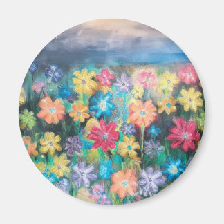 Fleurs dans le Magnet de Pastels