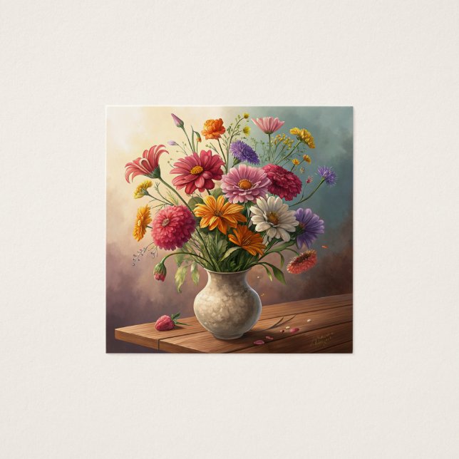 Fleurs dans le vase (Devant)