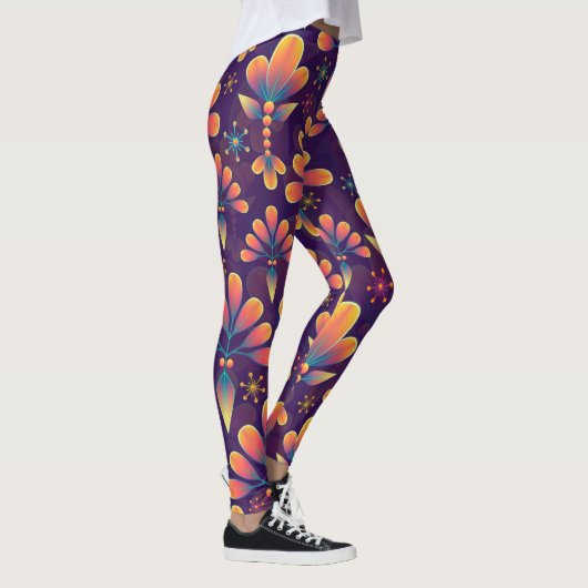 fleurs dans les leggings en fleurs (Droite)
