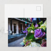 Fleurs dans les quartiers da Carte postale (Devant / Derrière)