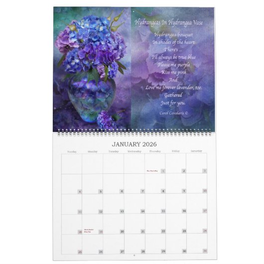 Fleurs Dans Les Vases Fantastiques Calendrier Art (Jan 2026)