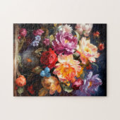 Fleurs dans un puzzle de vase (Horizontal)