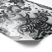 Fleurs dans un vase Art inspiré Impression (Coin)