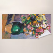 Fleurs dans un Vase, Cezanne (Serviette de bain)