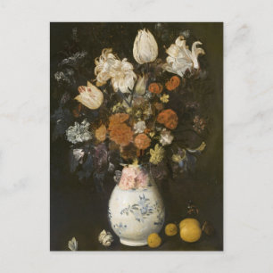 Fleurs dans un Vase de Judith Leyster Carte postal
