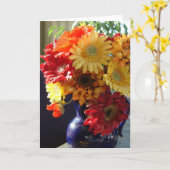 Fleurs dans une carte de vase (Fleur jaune)