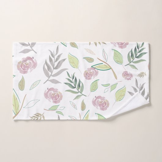Fleurs d'aquarelle (Serviette à main)