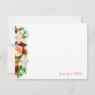 Fleurs d'aquarelle à la main Modèle coloré