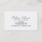 Fleurs d'aquarelle Boho | Carte de visite floral (Dos)