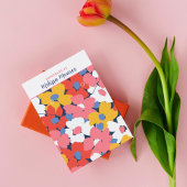 Fleurs d'aquarelle colorée Collier bijoux