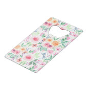 Fleurs d'aquarelle et feuilles (Dos Angle)