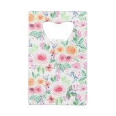 Fleurs d'aquarelle et feuilles (Dos)