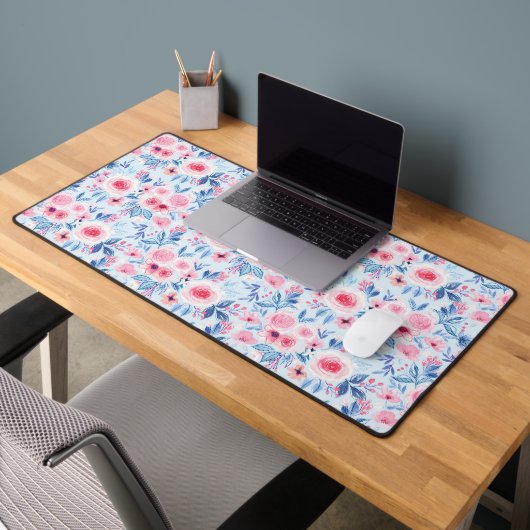 Fleurs d'aquarelle et feuilles 2 (Bureau 2)