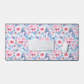 Fleurs d'aquarelle et feuilles 2 (Clavier et souris)