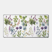 Fleurs d'aquarelle et papillons (Recto)