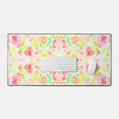 Fleurs d'aquarelle jolies et colorées (Clavier et souris)