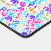 Fleurs d'aquarelle jolies et colorées (Coin)