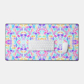 Fleurs d'aquarelle jolies et colorées (Clavier et souris)