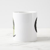 Fleurs d'aquarelle Mug avec la lettre Q (Devant)