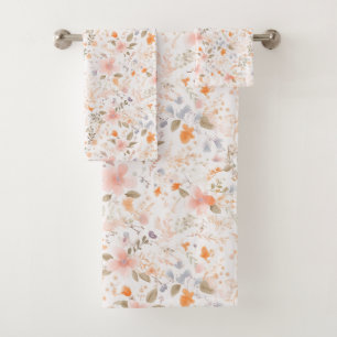 Fleurs d'aquarelle pastel d'été