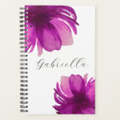 Fleurs d'aquarelle rose (Devant)