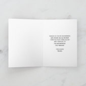 Fleurs d'aquarelle rose sur bandes Carte d'anniver (Intérieur)