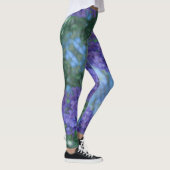 Fleurs d'arbre de Jacaranda Leggings Couleurs Past (Droite)
