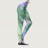 Fleurs d'arbre de Jacaranda Leggings Couleurs Past (Droite)