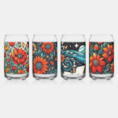 Fleurs D'Art Contemporain Dans L'Espace (Dos)