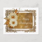 Fleurs d'automne Design 1 - Carte postale Bon than (Devant)