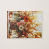 Fleurs d'automne douces Puzzle (Horizontal)
