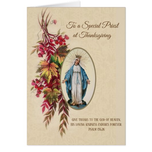 Fleurs d'automne du prêtre de Thanksgiving Vierge (Devant)