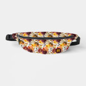Fleurs d'automne élégantes Floral Boho Monogramme (Recto)