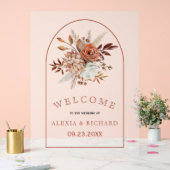 Fleurs d'automne et arche gelé mariage d'accueil (Mariage)