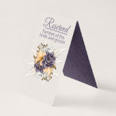 Fleurs d'automne et Pampas Grass Mariage réservé (Front)