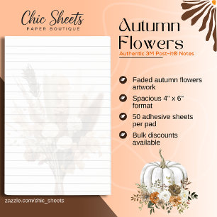 Fleurs d'automne Post-it® Notes 3M