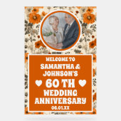 Fleurs d'automne rustiques Photo 60e anniversaire  (Recto)